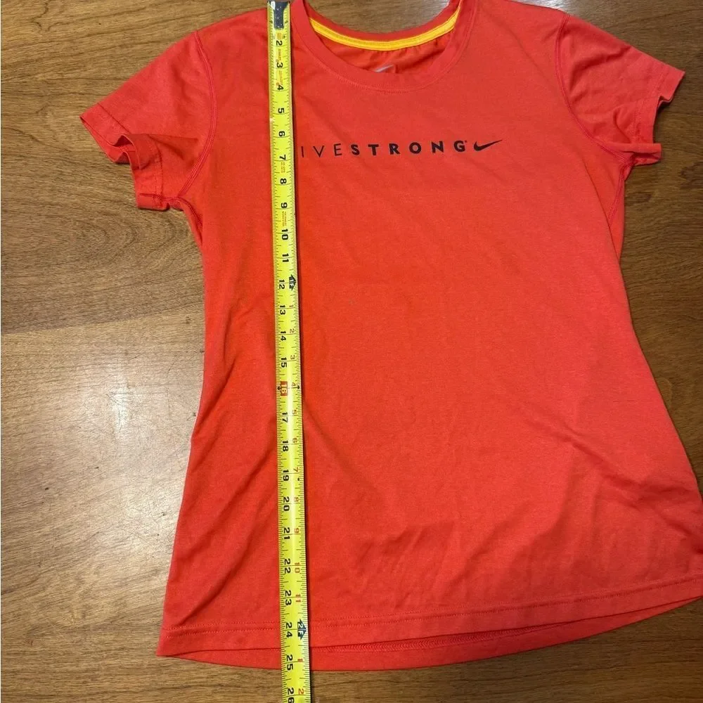 Nike Dri-FIT Live Strong Red/Orange Shirt